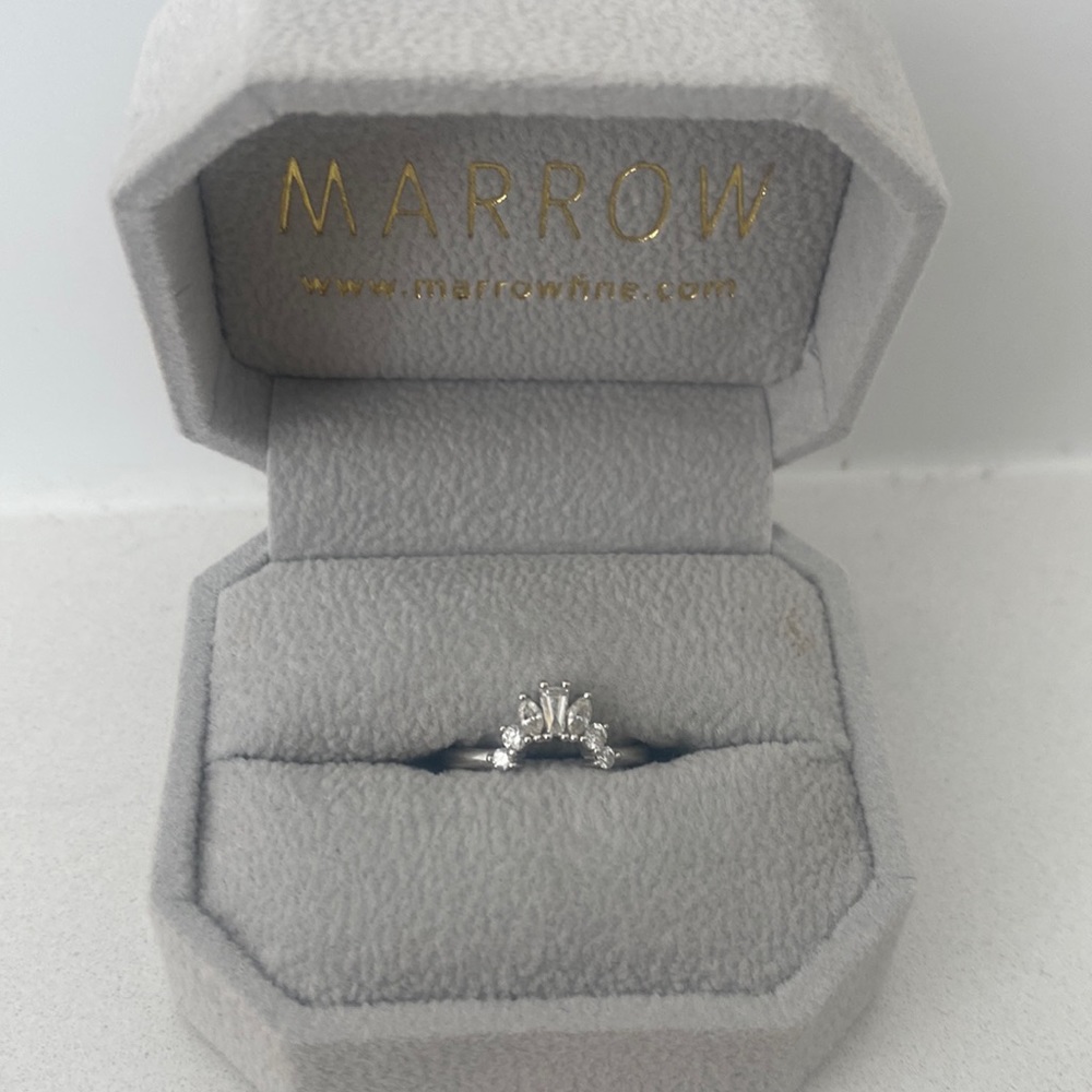 Marrow Fine White Diamond Gemma Ballerina Band